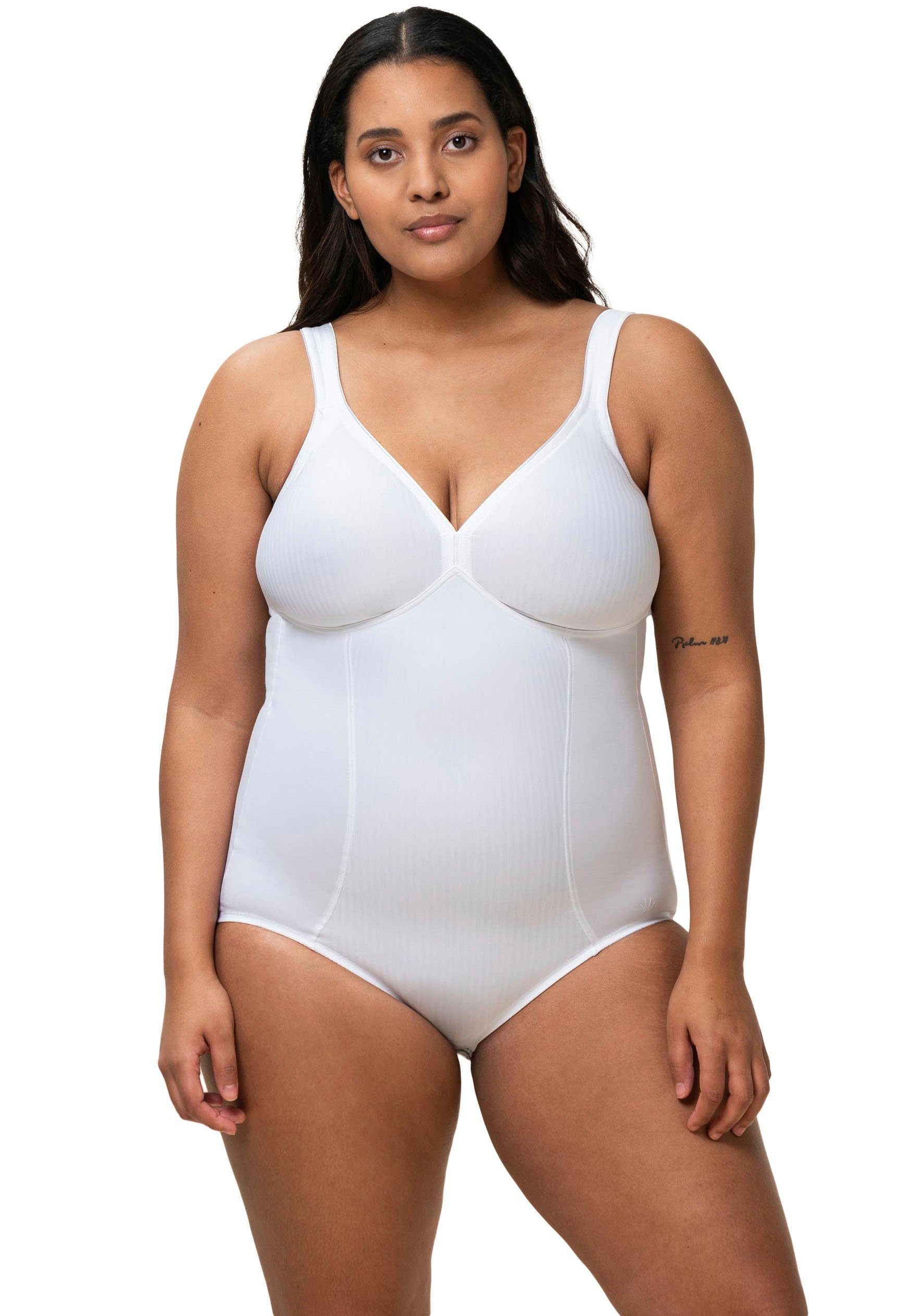 Triumph Shaping-Body Modern Soft + Cotton BS ohne Bügel, Basic Dessous