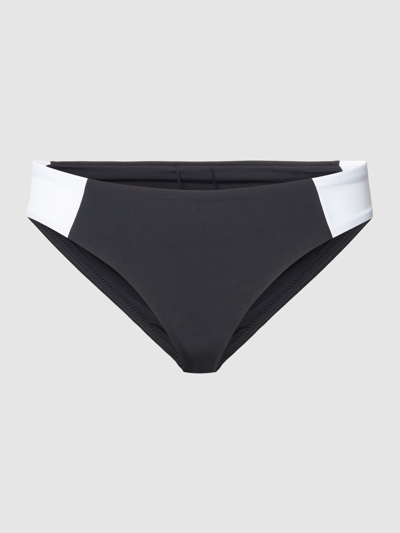 Bikini-Slip im Colour-Blocking-Design Modell 'MIRAGE' in schwarz
