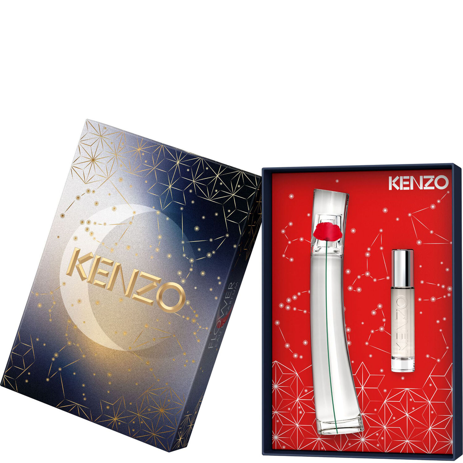 Kenzo Flower By Kenzo Coffret Eau de Parfum 50 ml + Vaporisateur de Voyage 10 ml
