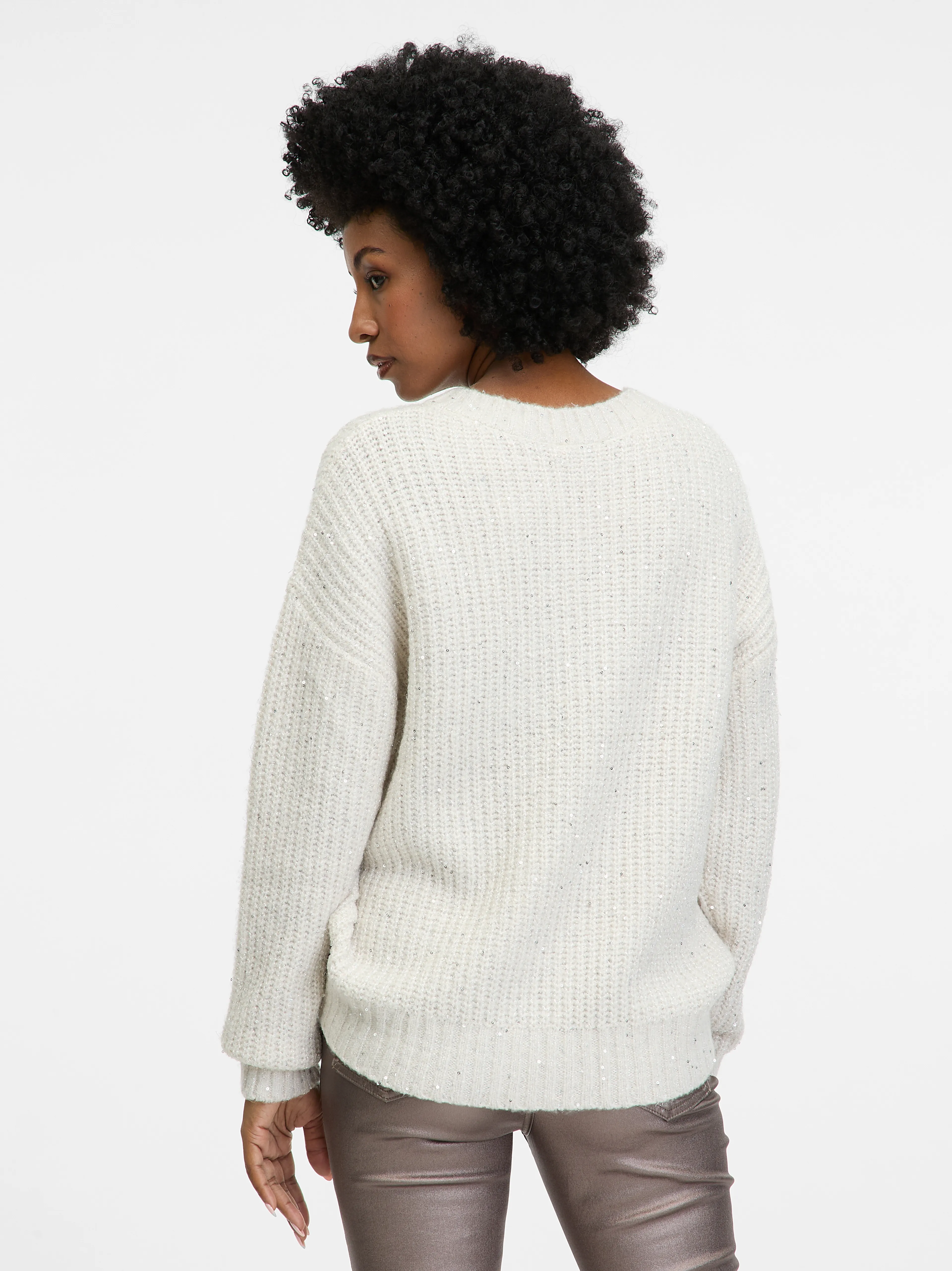 Cremefarbener Damenpullover ORSAY