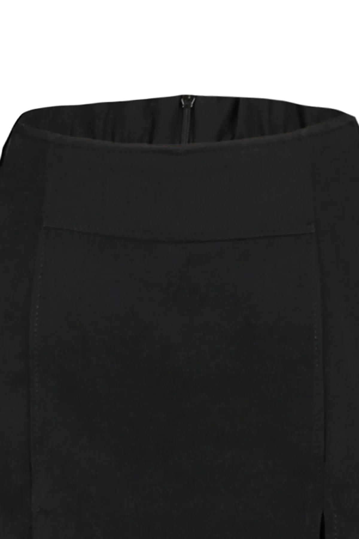 Trendyol Collection  Schwarzer, doppelt geschlitzter, superminilanger, gewebter Shorts-Rock TWOSS20SR0364