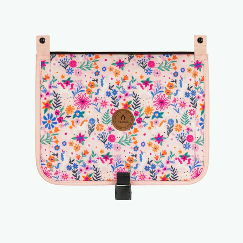 Discover Medium Wonderland Pink Schoolbag with Flap