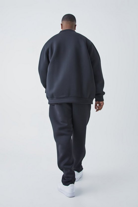 Plus Scuba Bomberjacke & Jogginghose