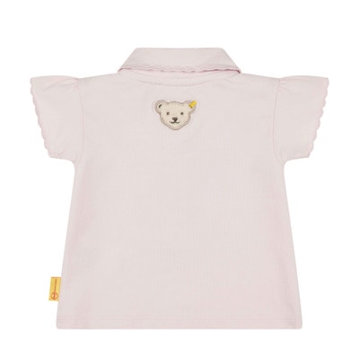 Poloshirt kurzarm, lila für Mädchen