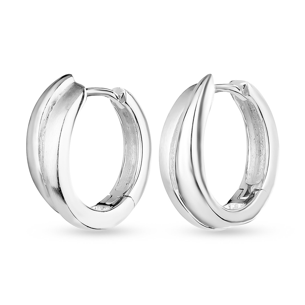 FAVS Créoles 925 Argent Boucles d'oreilles