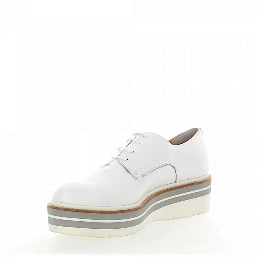 Truman's - Schnürschuhe 7953 Hirschleder weiß - weiß