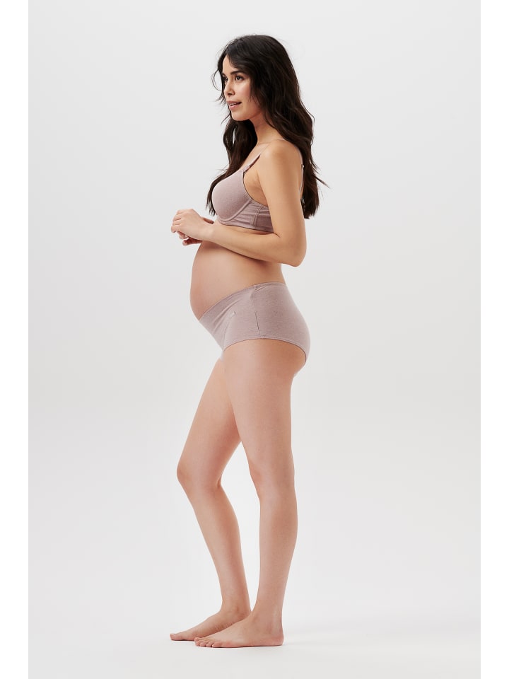 Noppies Short Cotton Melange in Bark Melange günstig kaufen