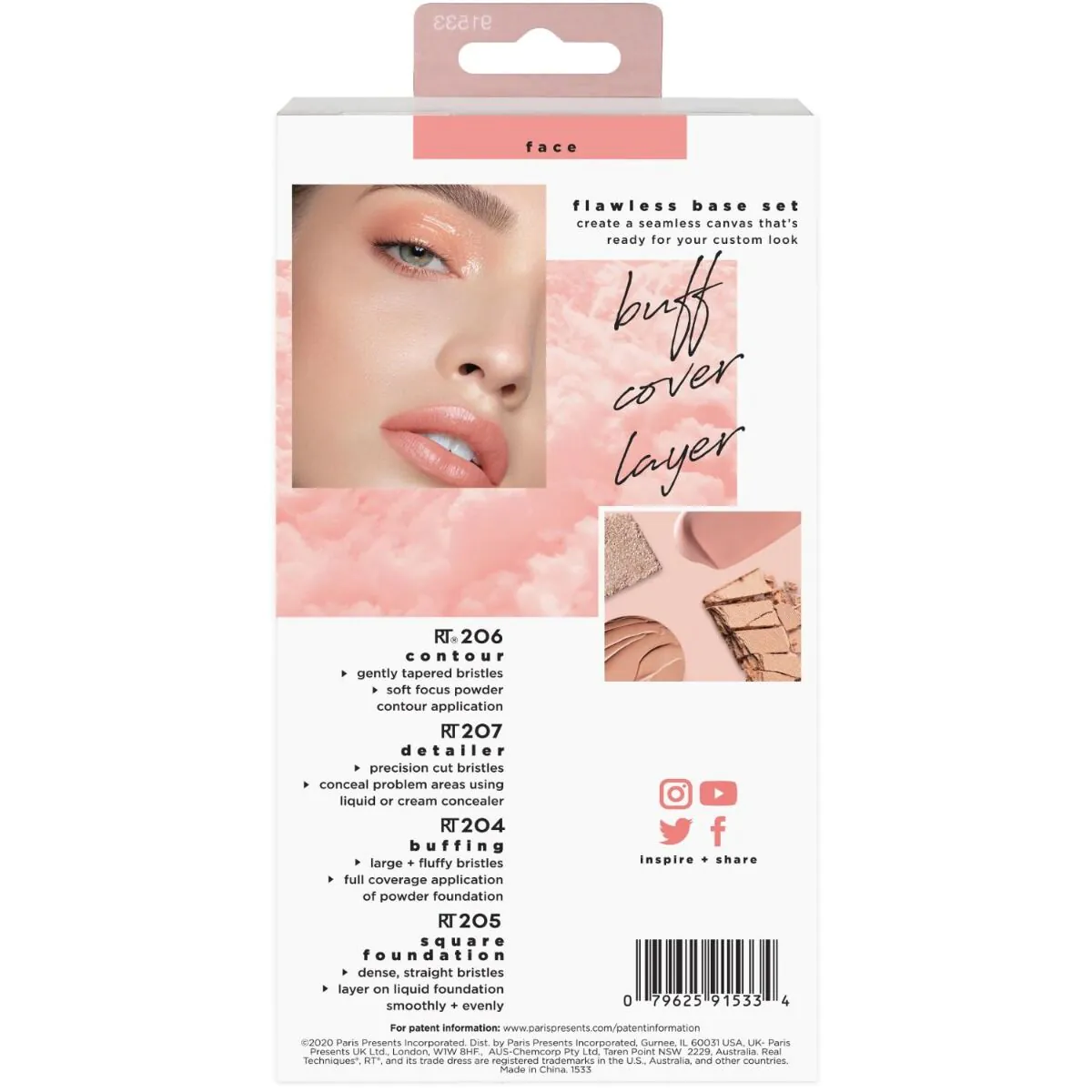Real Techniques Flawless Base Set Pensler