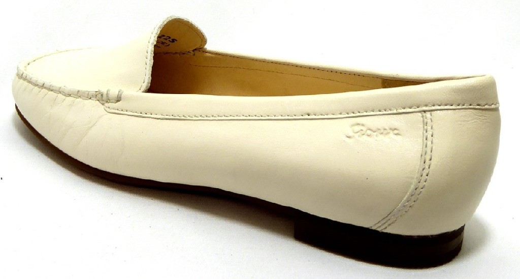 SIOUX Sportliche Slipper weiss