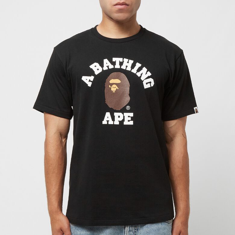 A Bathing Ape College Tee M Black