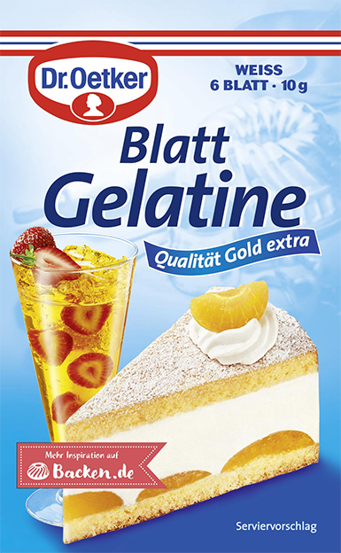 Dr. Oetker Blatt Gelatine weiß