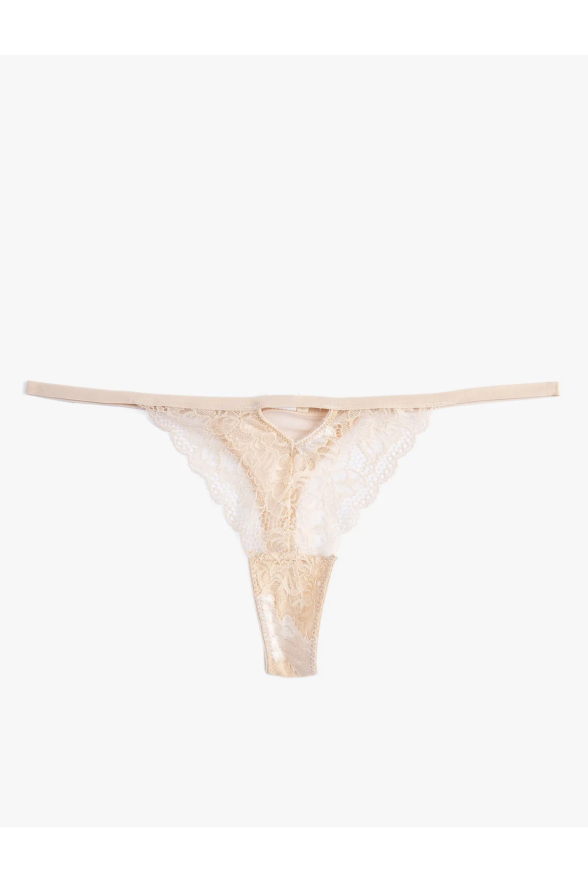 Koton  String-Höschen mit Spitze und Blumenmuster