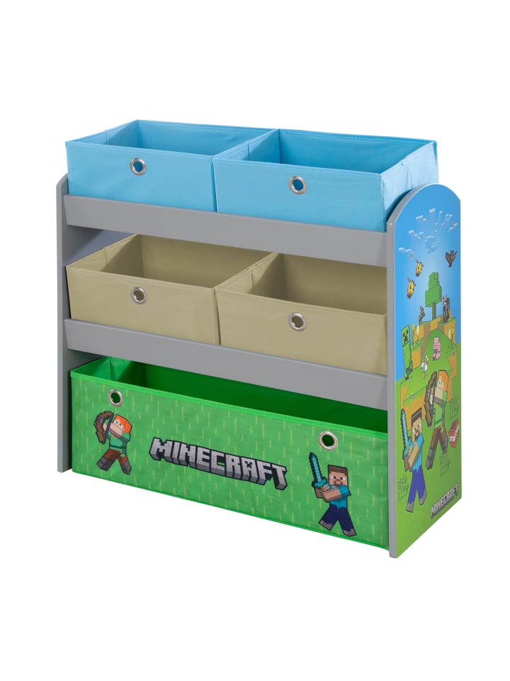 Minecraft MINECRAFT - Spieleregal, Bücherregal, Aufbewahrung günstig kaufen onesize