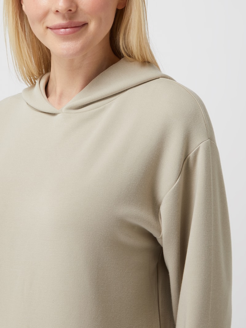 Hoodie mit überschnittenen Schultern in schilf