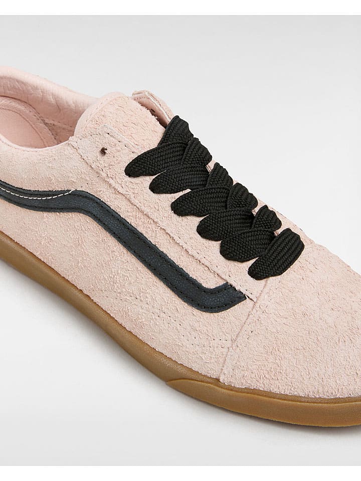 Vans Leder-Sneakers in Rosa günstig kaufen