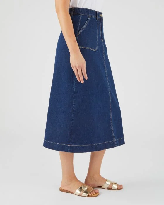 Jupe denim stretch