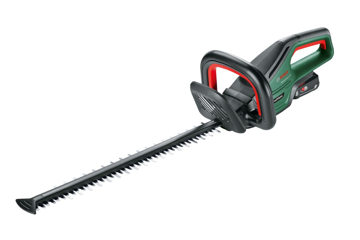 Bosch Green 0600849J00 UniversalHedgeCut 18V-55 Cordless Hedge Trimmer excl. battery and charger