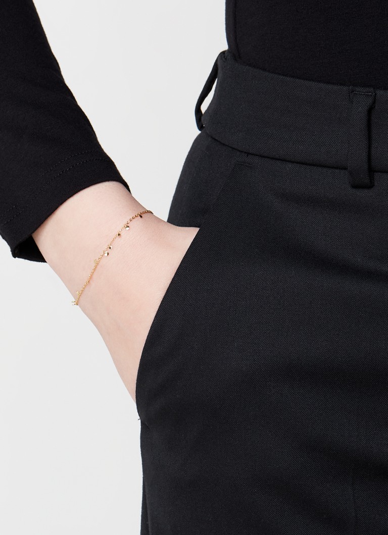 Bracciale geometrico in oro di Ania Haie