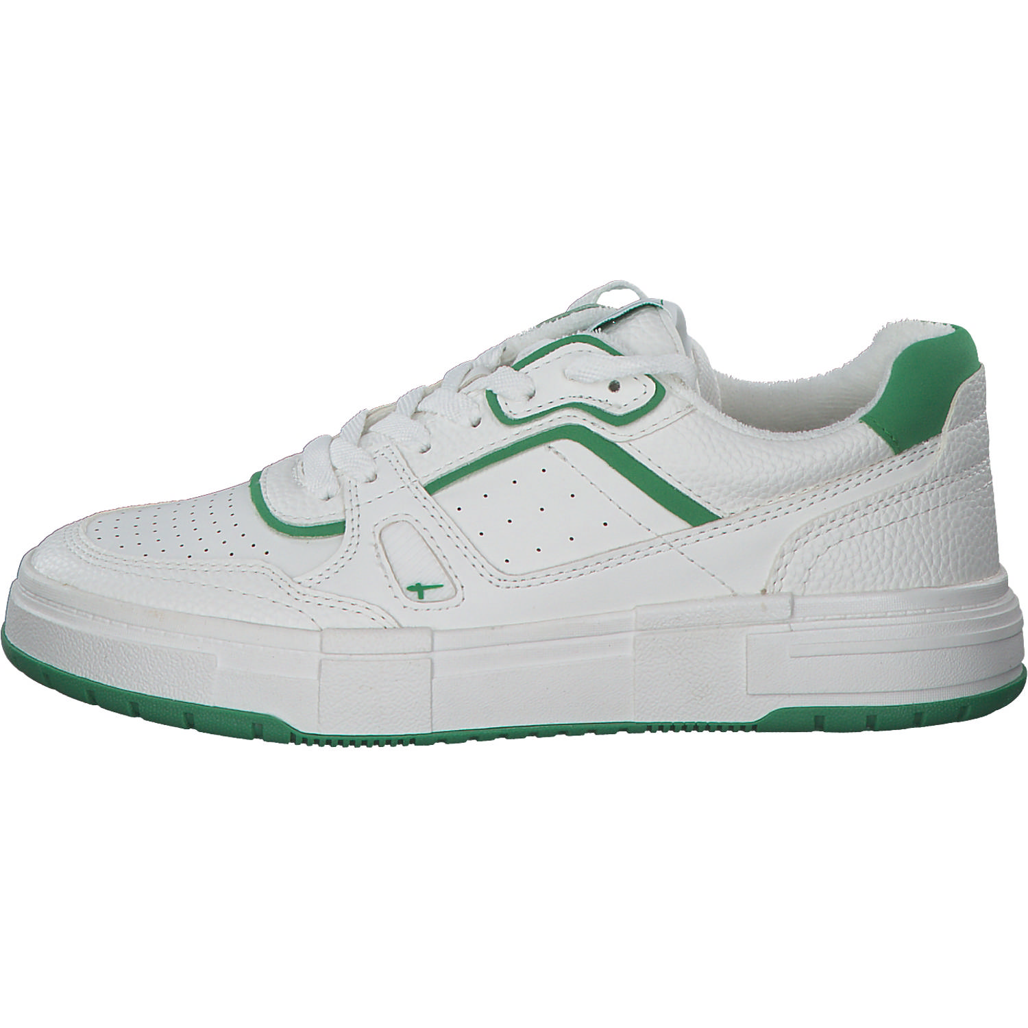 Tamaris 23720, Schnürschuhe, Damen, WHITE/GREEN