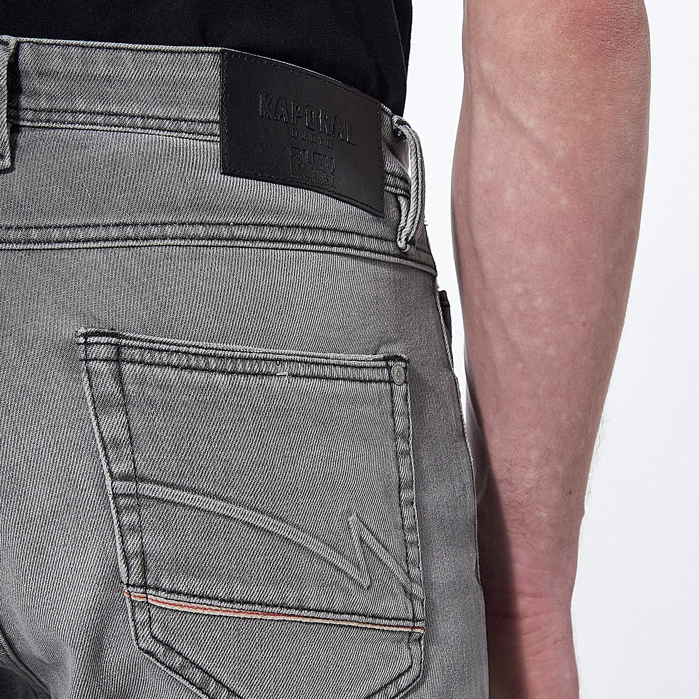 TYREL  Jean slim gris Homme