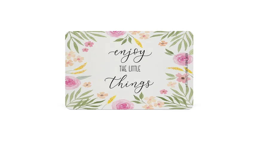 Design@Home Frühstücksbrettchen Enjoy little things bunt