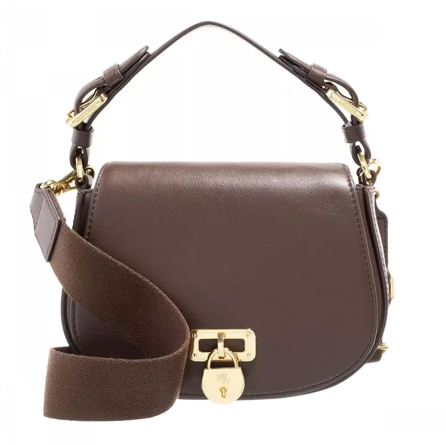Lauren Ralph Lauren - Lauren Ralph Lauren Shoulder Bags Leder Dark Brown - braun