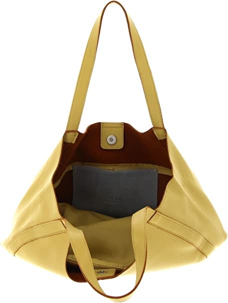 SEIDENFELT Handtaschen gelb FREDSBRUDER, Shopper