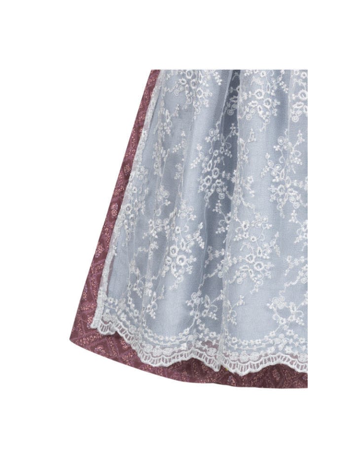 Nübler Kinderdirndl 3-teilig Lea in Beere günstig kaufen