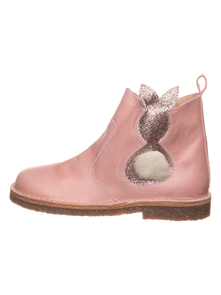 kmins Leder-Boots in Rosa günstig kaufen