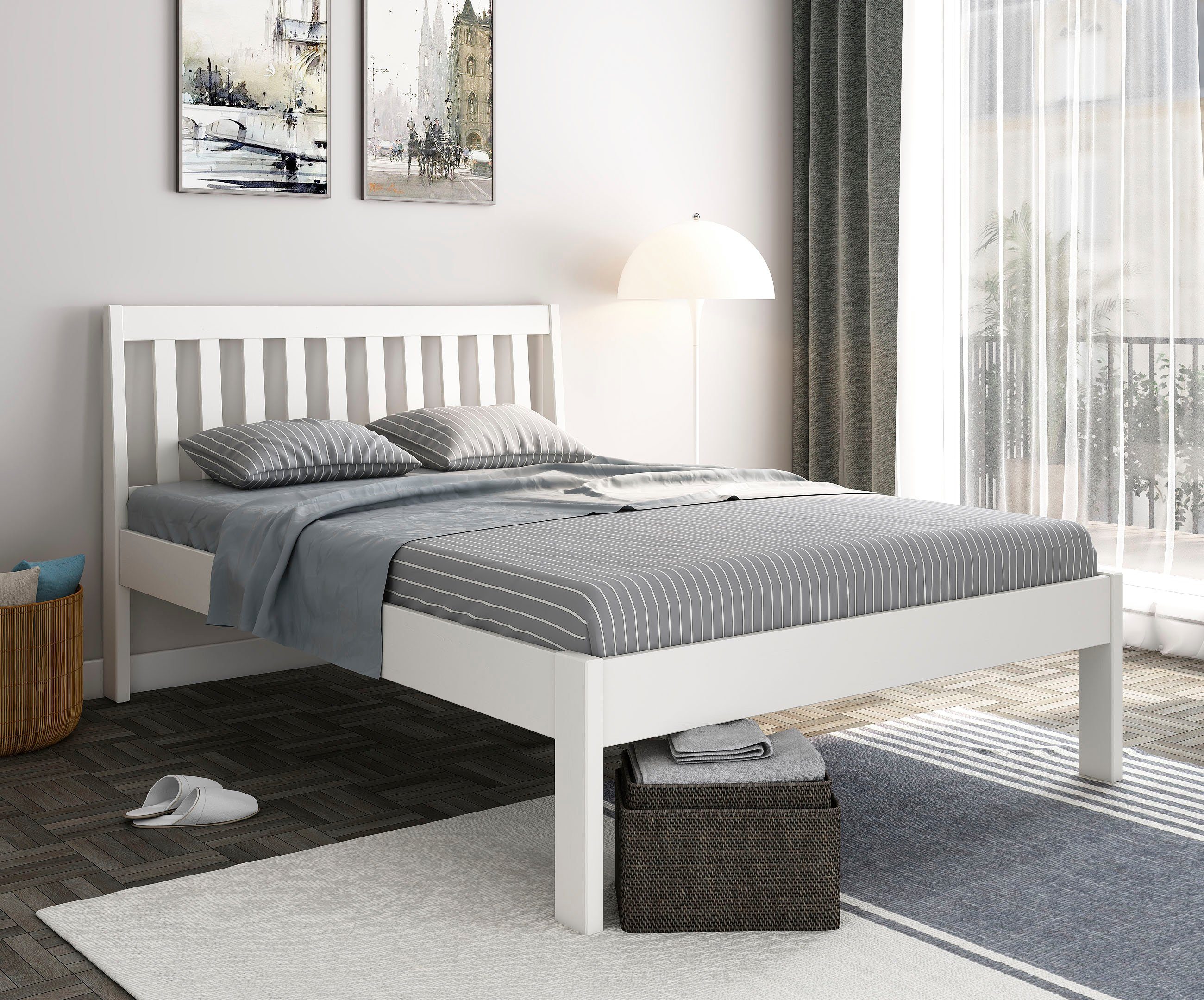 Home affaire Massivholzbett Linda, zertifiziertes Massivholz