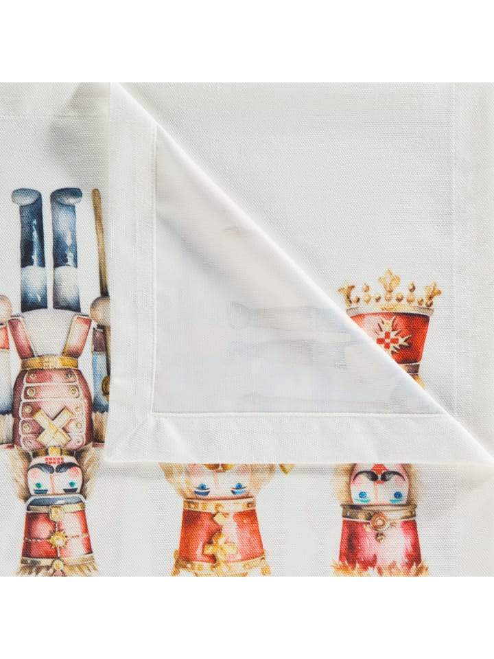 Erwin Müller Tischläufer in natur-rot günstig kaufen 50 x 150 cm