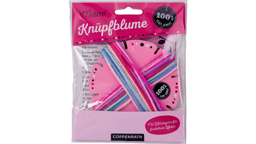 Meine Knüpfblume - Mit der Knüpfblume entstehen tolle Kordeln - Mit detaillierter Anleitung.