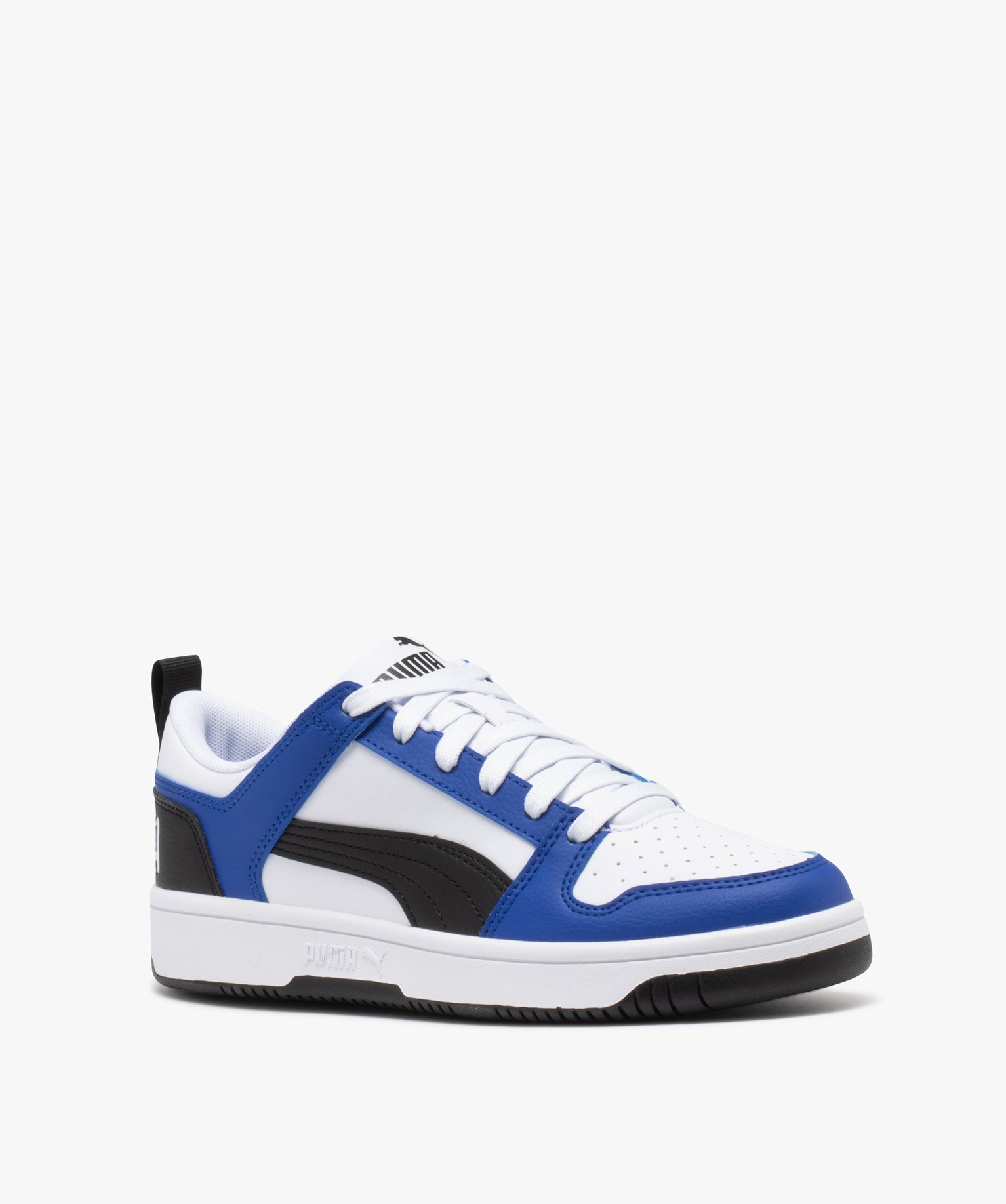Baskets Garçon tricolores à lacets - Puma blanc | GEMO