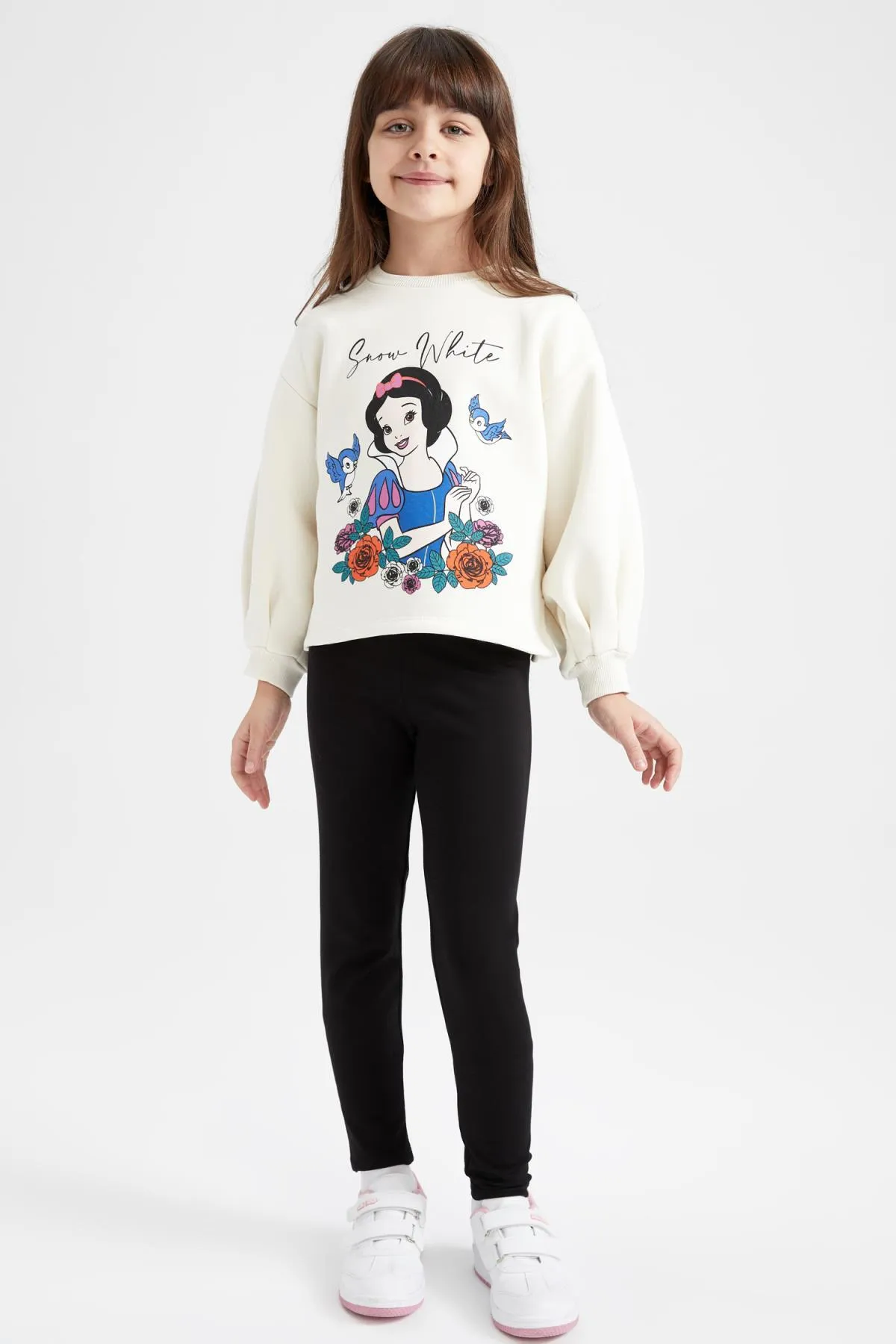 DeFacto  Mädchen-Disney-Prinzessin-Oversize-2-teiliges Set