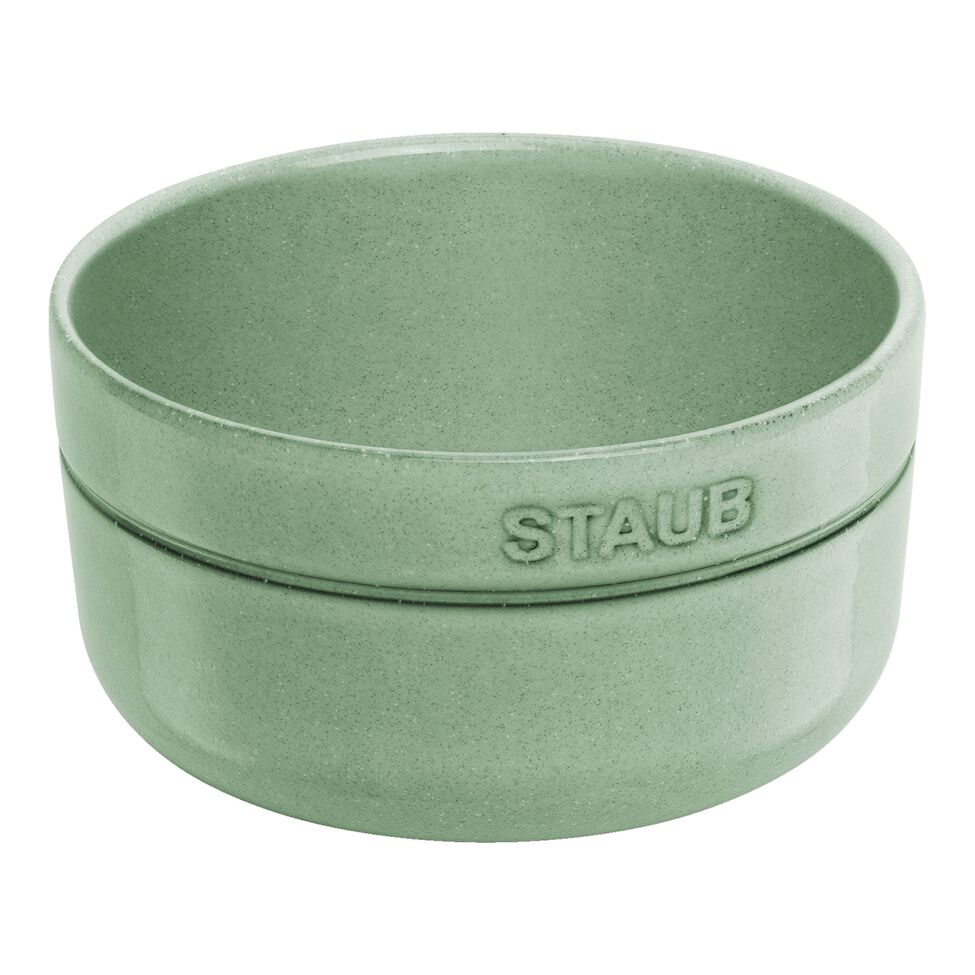 Schüssel 12 cm, Keramik, Salbeigrün