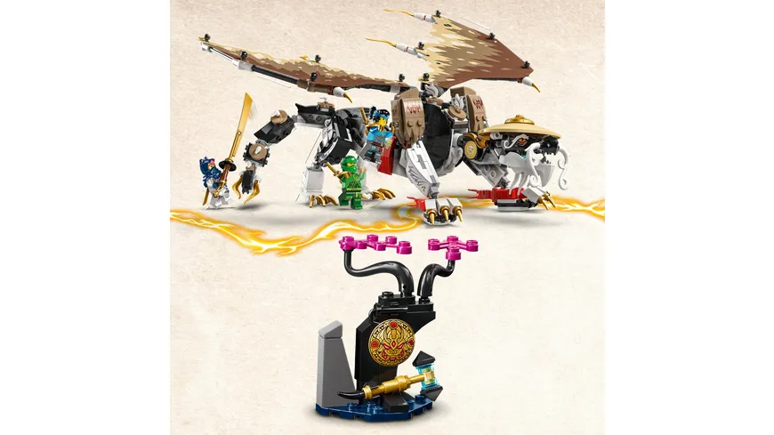 LEGO NINJAGO 71809 Egalt der Meisterdrache, Ninja-Set mit Drachen-Spielzeug
