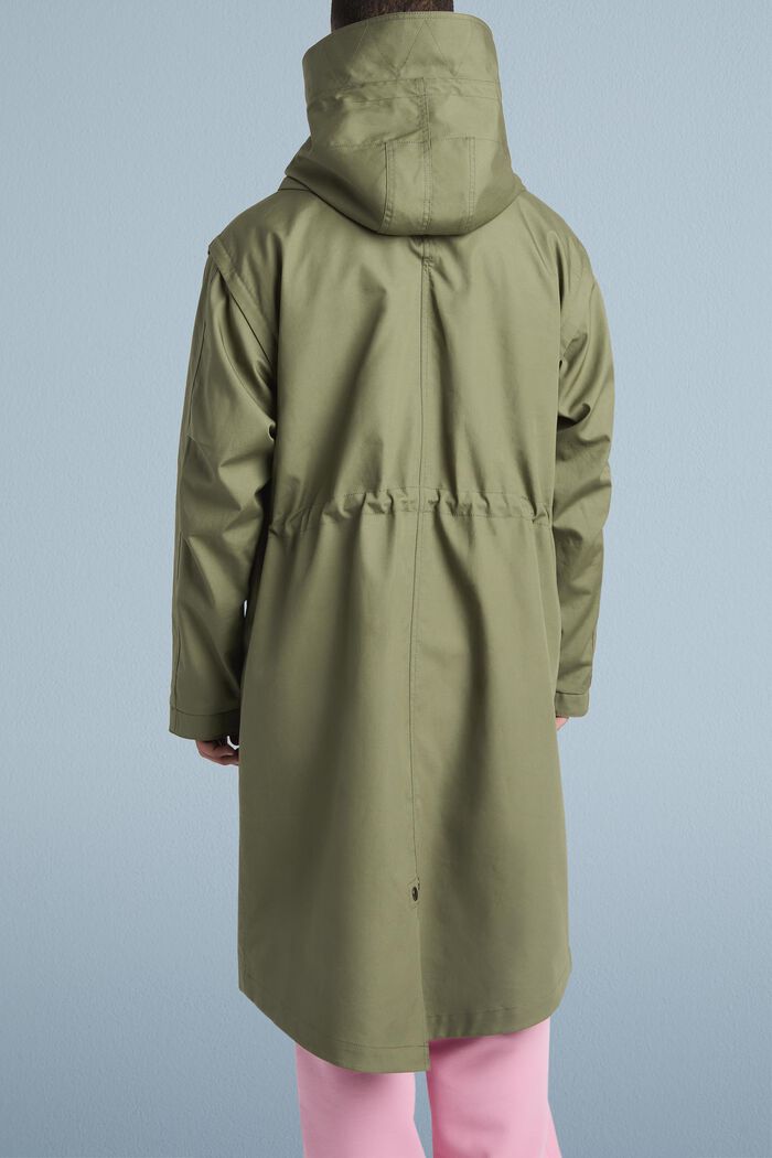 Kapuzen-Parka mit abnehmbaren Ärmeln