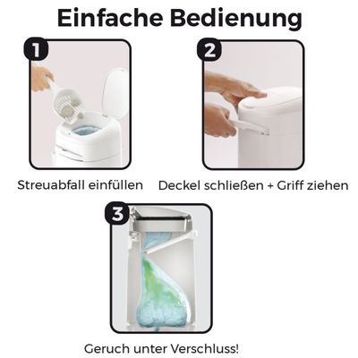 LitterLocker® Fashion Katzenstreu Entsorgungseimer