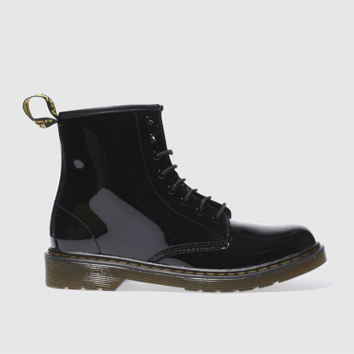Dr Martens svarta 1460 flickstövlar för ungdomar