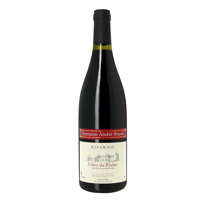 Côtes du Rhône Est-Ouest 2022 - Côtes du Rhône - Rhône - André Brunel (75CL.)