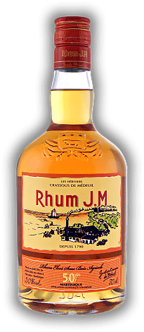 J.M Rhum Gold Élevé sous Bois J.M Rhum Gold Élevé sous Bois  0,7	 Liter - Vol 50%