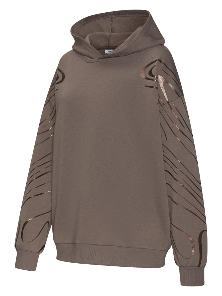 LASCANA ACTIVE Hoodie in braun günstig kaufen