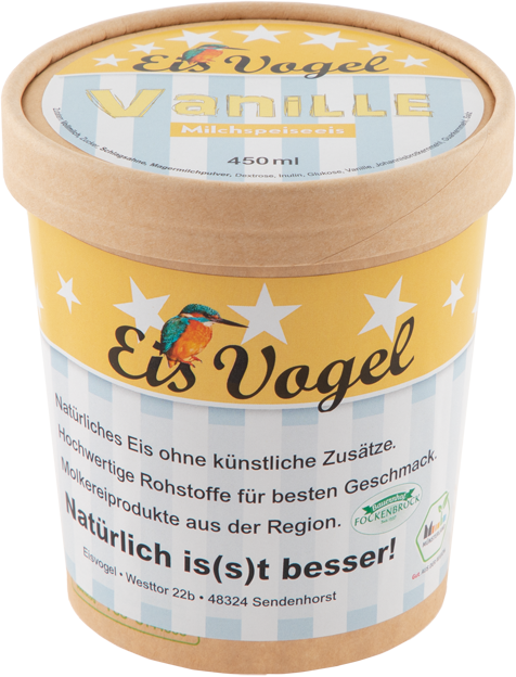 EisVogel Vanilleeis