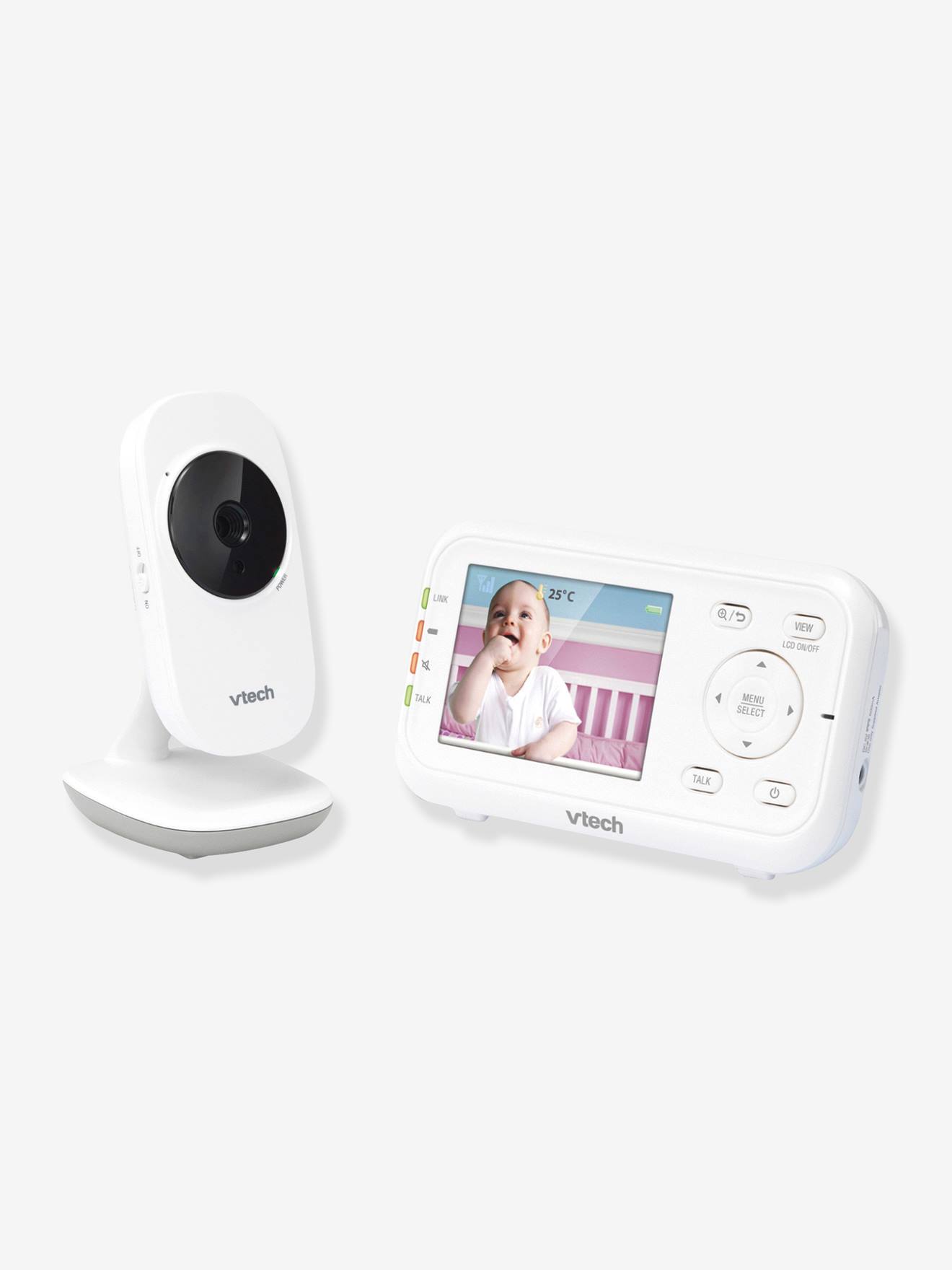 Babyphone vidéo Safe & Sound Video Clear BM3255 VTECH blanc
