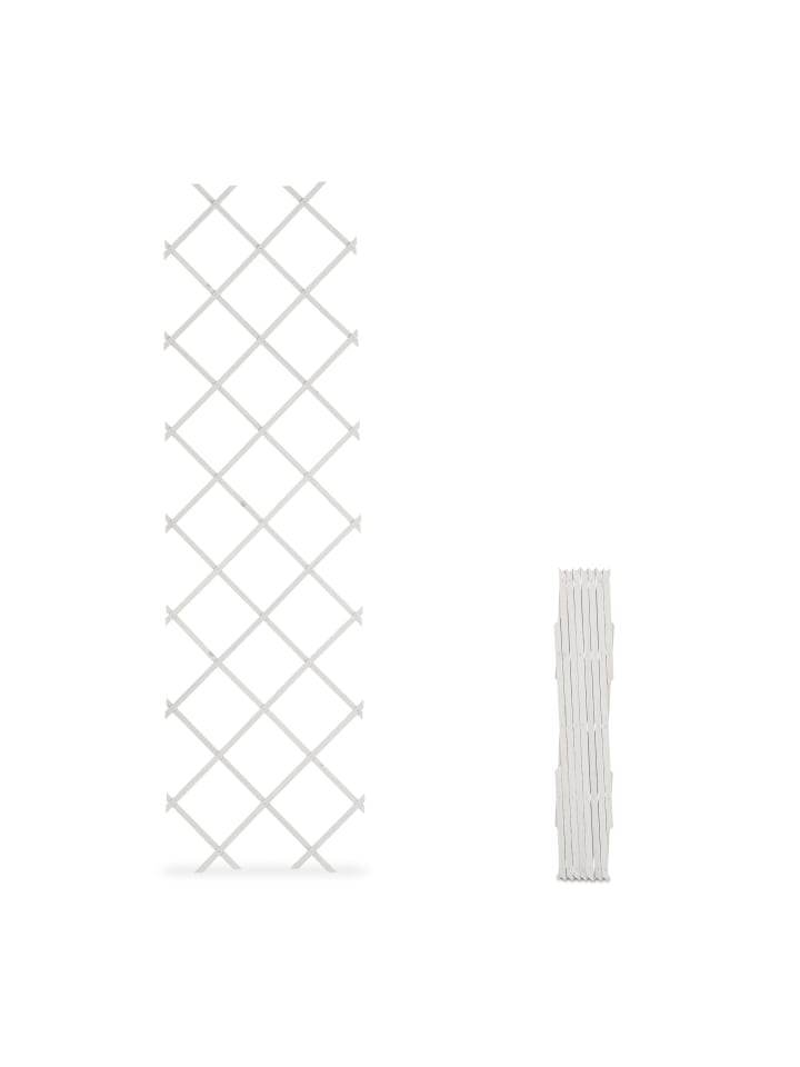 relaxdays 3 x Rankgitter in Weiß - (B)60 x (H)180 cm günstig kaufen onesize