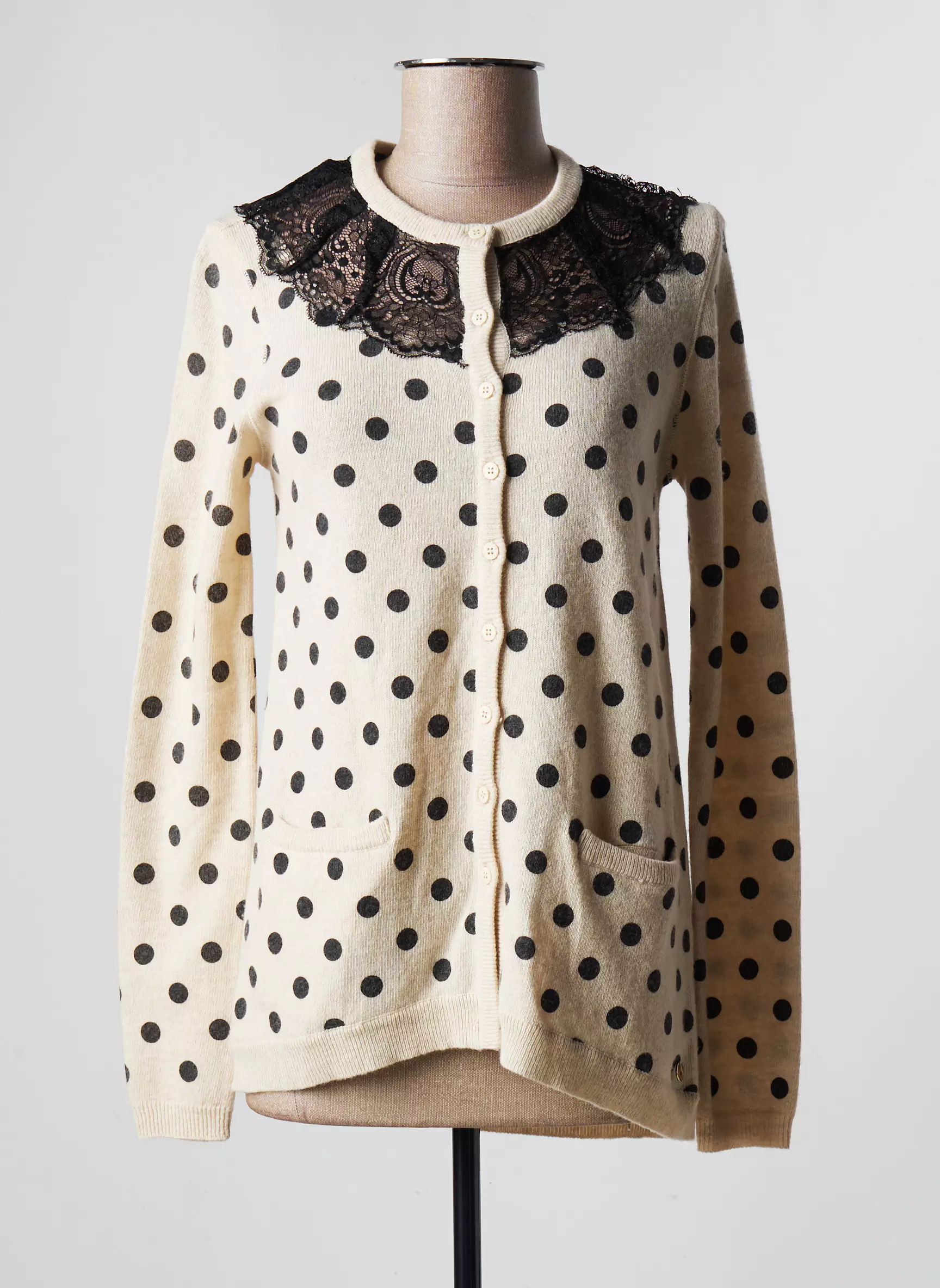 Twin Set Cardigans Femme couleur beige
