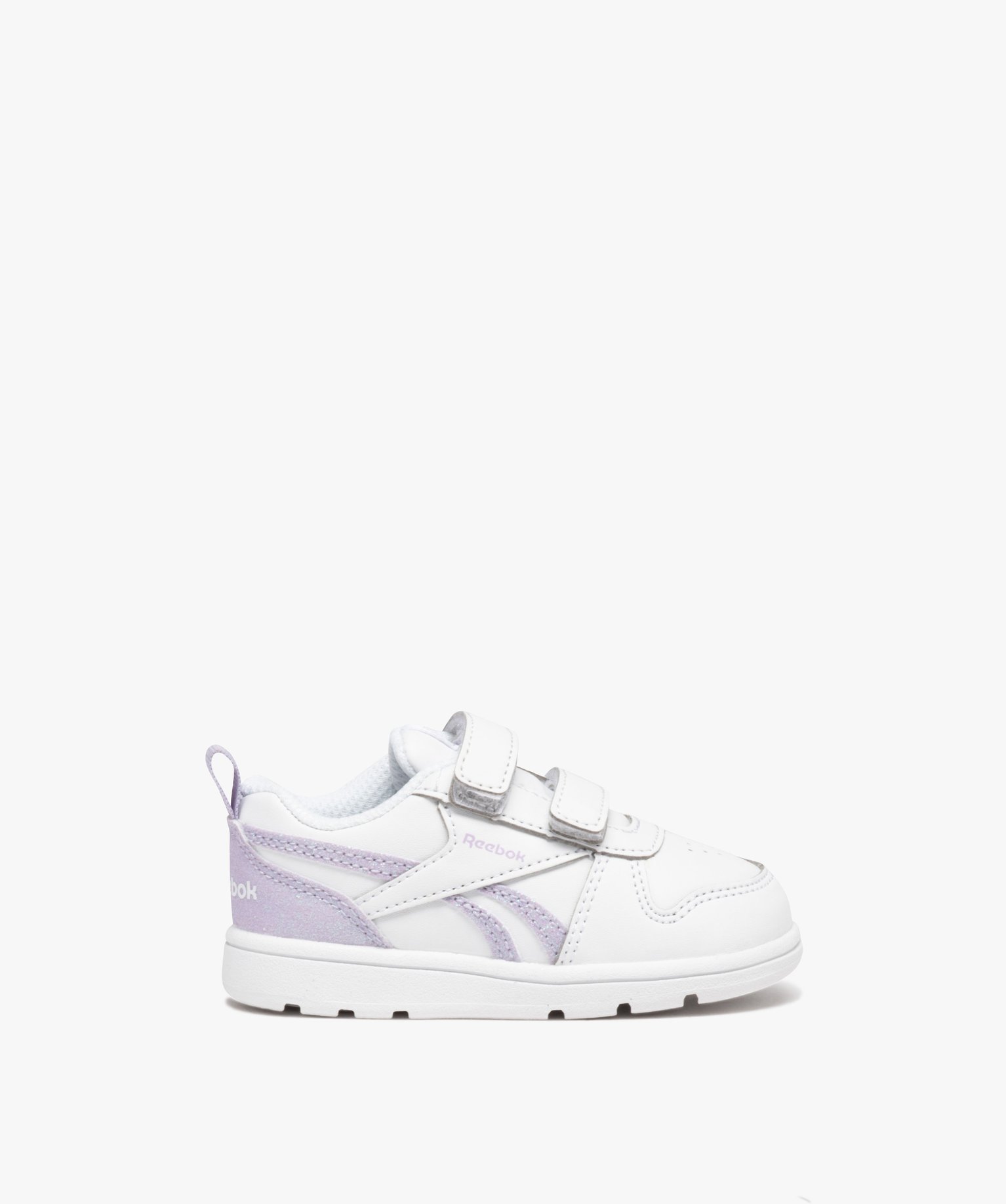 Baskets bébé fille à scratch - Reebok blanc | GEMO