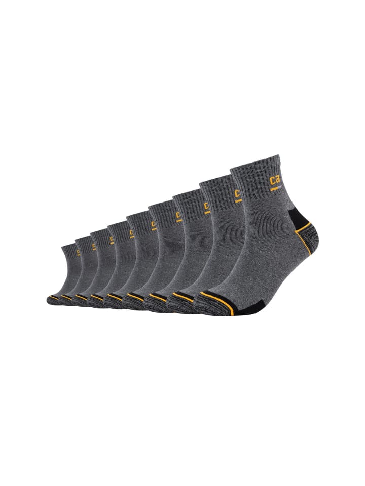 camano Arbeitskurzsocken 9er Pack work in dunkelgrau melange günstig kaufen