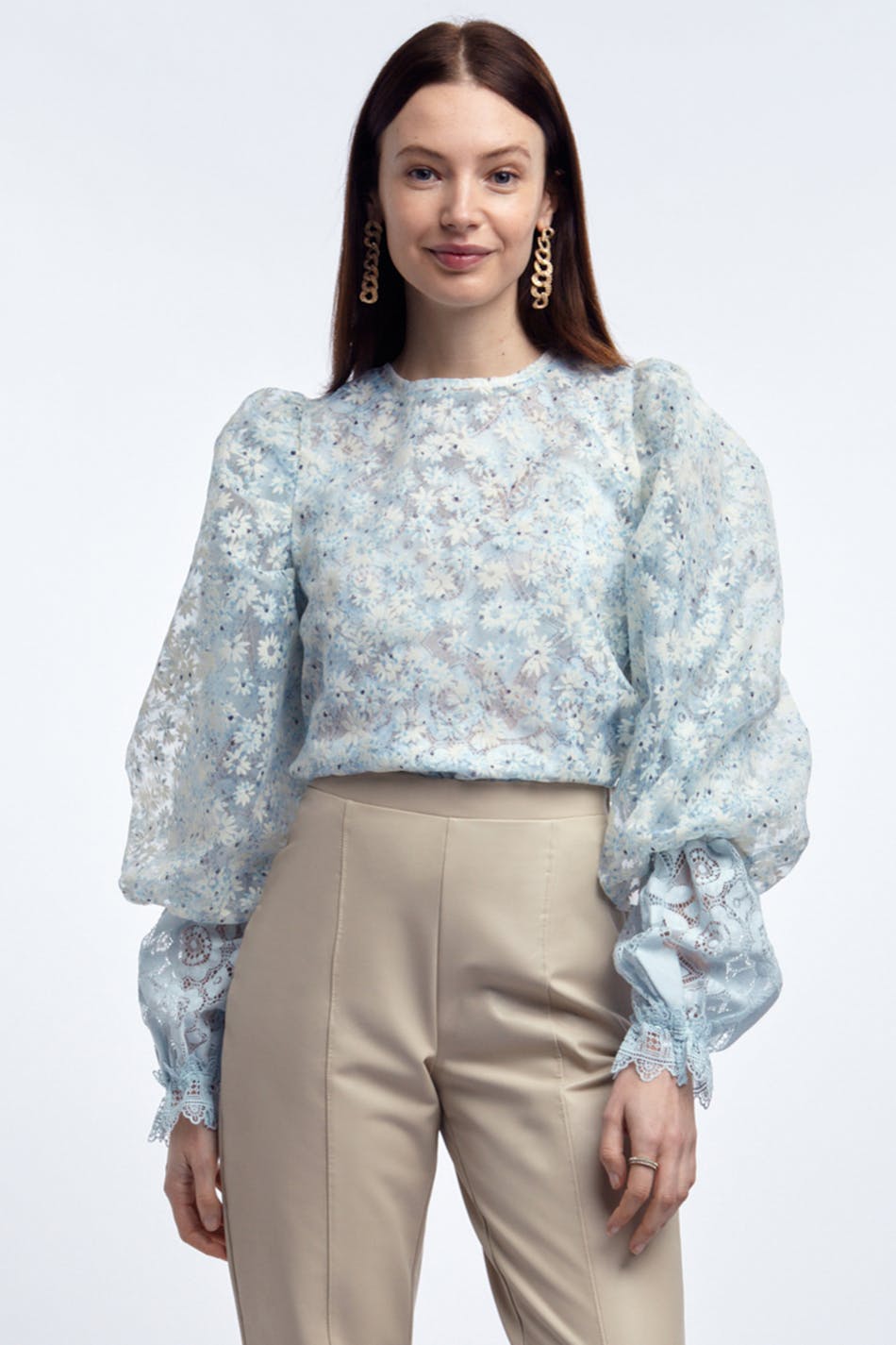Fanny organza blouse