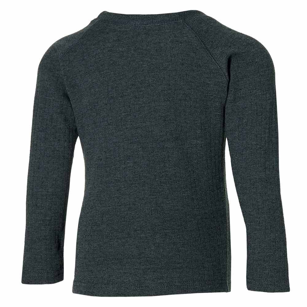 Heat Keeper Comfort anthrazit melange Kinder Langarm-Thermoshirt
